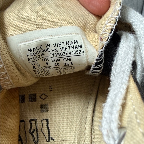 Converse Chuck Taylor All Star Women’s Gray Slim High-Top Sneakers - Picture 3 of 3